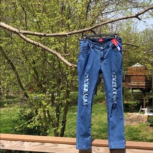 Beautiful blue jeans